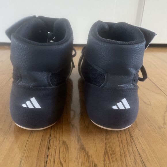 Adidas Wrestling Shoes Black and White Men’s Size 8 main image 7